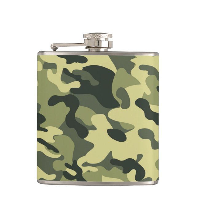 Camo Hip Flask (Front)