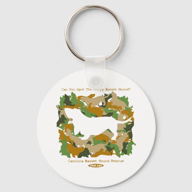 Camo Hound Key Ring (Front)