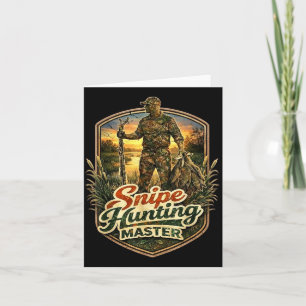 Camo Hunters Hunting Season Men Women Card