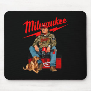 Camo Hunting Season Hand Drill Dog Hunt Mouse Pad