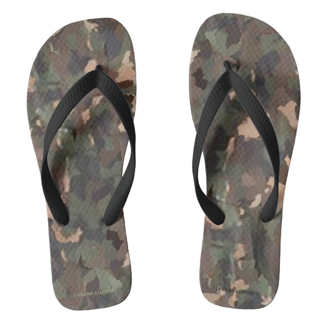 camo jandals (Footbed)