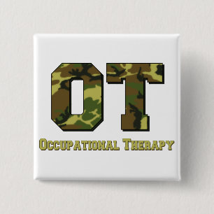 camo letters green 15 cm square badge