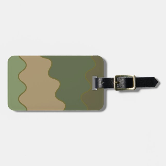 Camo Luggage Tag (Front Horizontal)