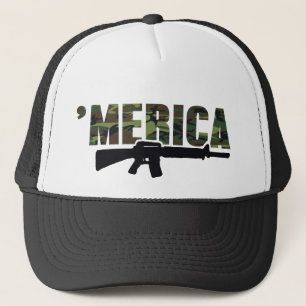 Camo 'MERICA Rifle Hat