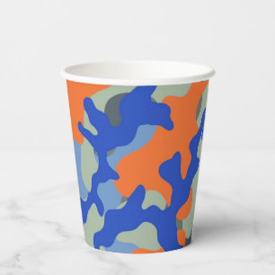 Camo Paper Cup   Dart Party Cup