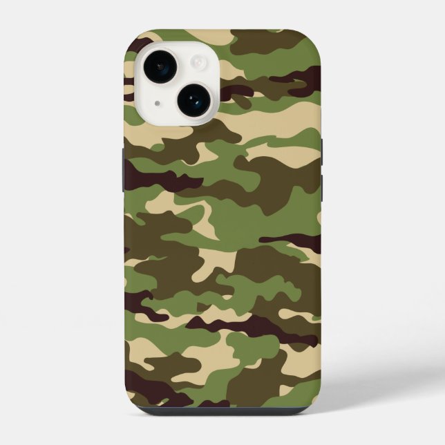 Camo Pattern iPhone Case (Back)