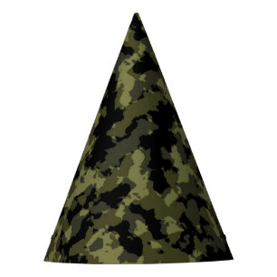 Camo Pattern Party Hat