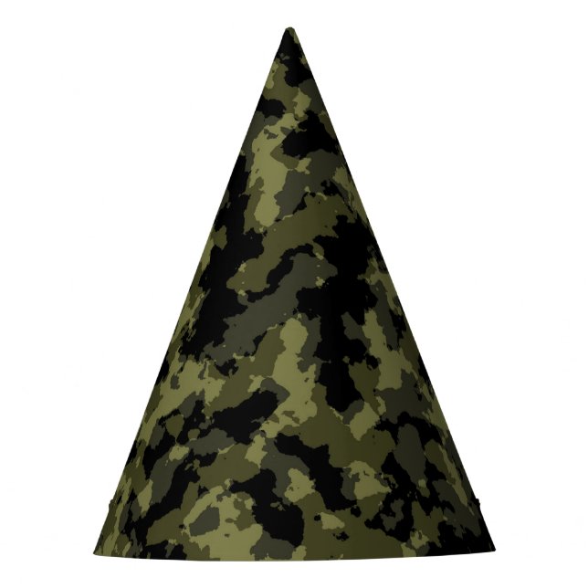 Camo Pattern Party Hat (Front)
