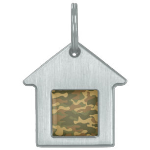 Camo Pet ID Tag
