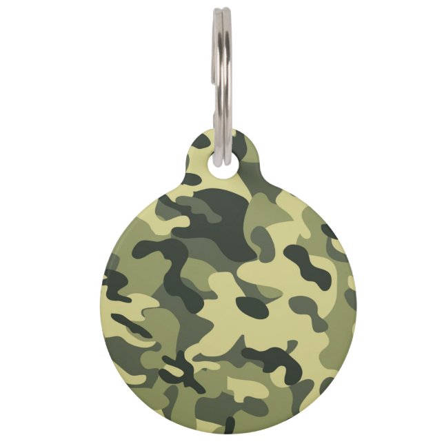 Camo Pet Tag (Front)