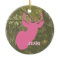 Camo & Pink Deer Head Personalised Ornament
