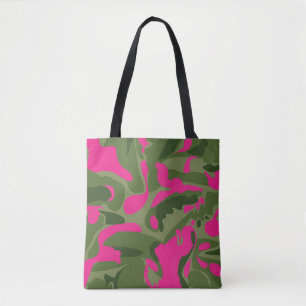 Camo pink tote bag