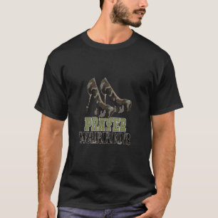 Camo Prayer Warriors With Heel Religious Christian T-Shirt