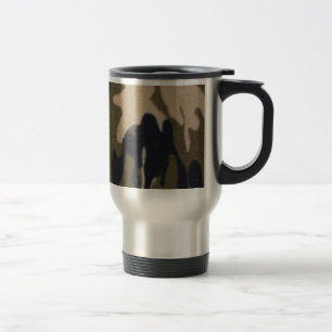Camo Print Jungle Green/Black for Hunters Travel Mug