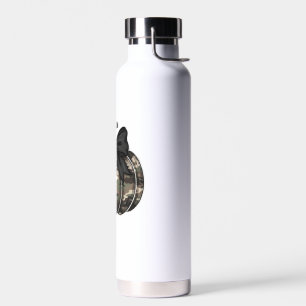 Camo Pumpkin Classic T-Shirt.png Water Bottle