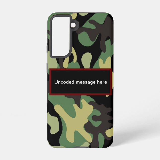Camo Samsung Galaxy S21 Case (Back)