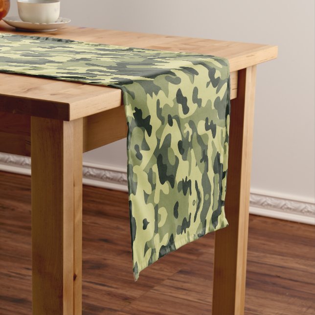 Camo Short Table Runner (In Situ)