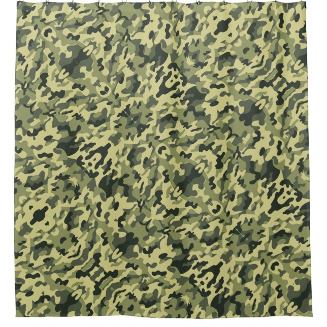 Camo Shower Curtain (Front)