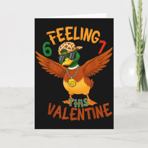 Camo Six Seven Bruh Valentine 67 Duck Hunting 6 7  Card