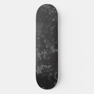 Camo Skateboard Black Gray