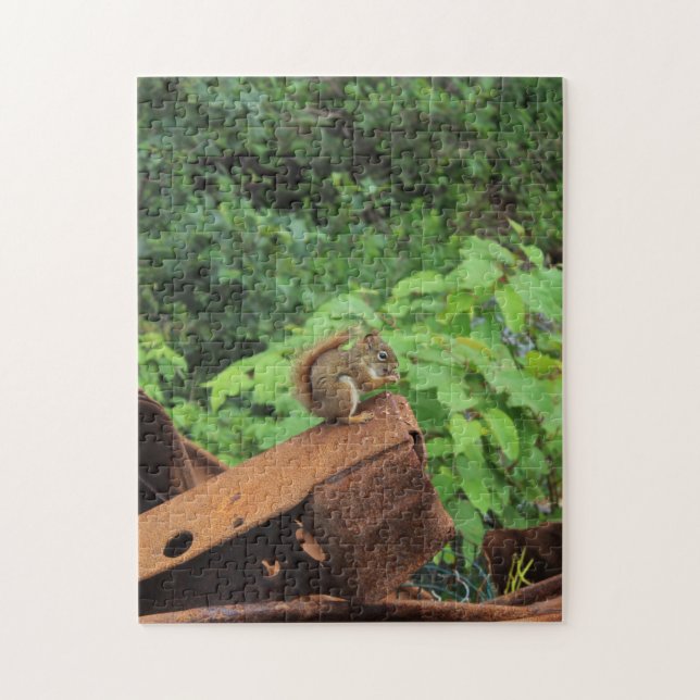Camo Squirrel Jigsaw Puzzle (Vertical)