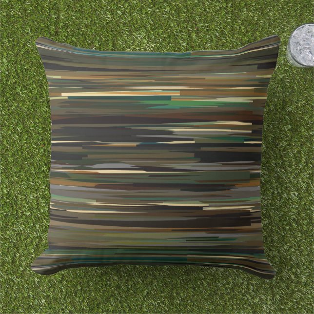 Camo Streaks Cushion (Grass)