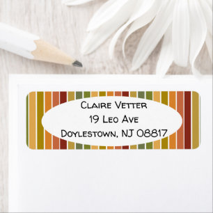 Camo Stripes  Label