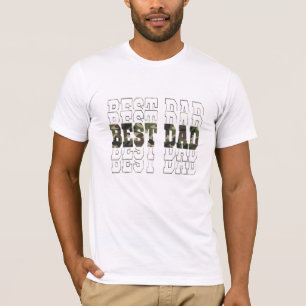 Camo Style Best Dad Father's Day Repeat Dad T-Shirt