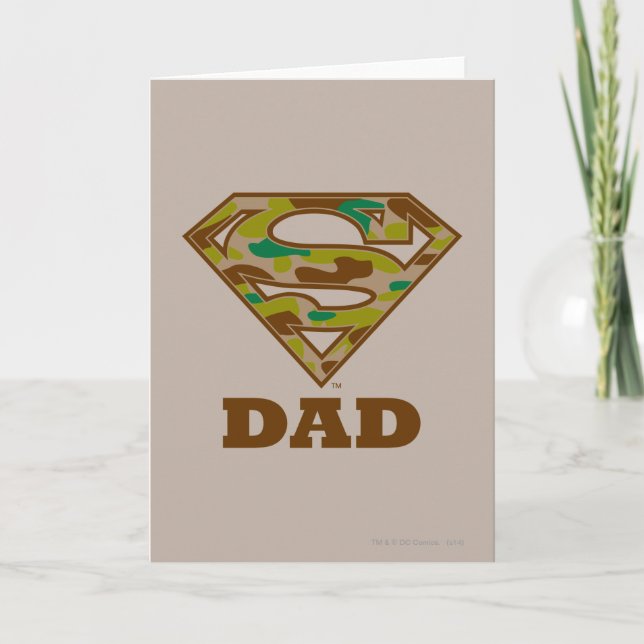 Camo Super Dad Card (Front)