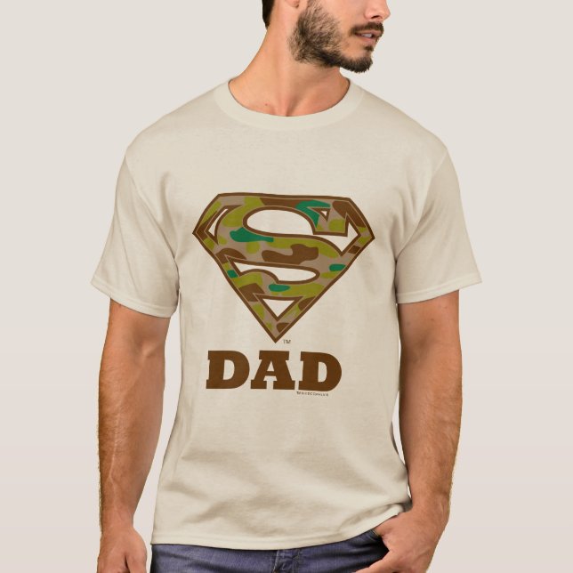 Camo Super Dad T-Shirt (Front)
