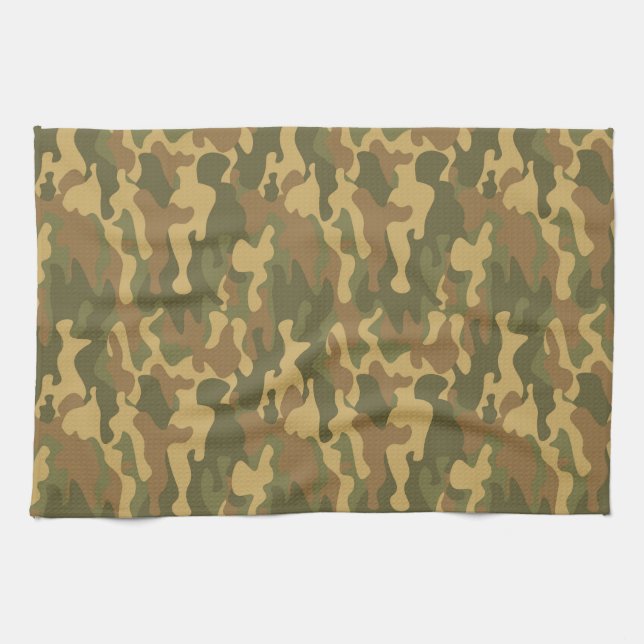Camo Tea Towel (Horizontal)