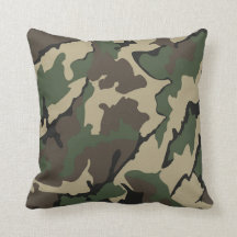 Camo, Throw Pillow
