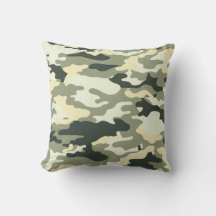 Camo Throw Pillow. Cushion