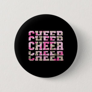 Camo Tie Dye Cheerleading For Cheerleader Squad Bf 6 Cm Round Badge