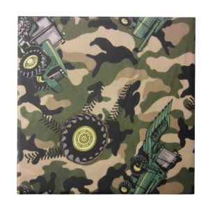 Camo & Tractors Tile