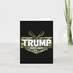 Camo Trump Vance 2024 Election Jd Donald Vintage C Card