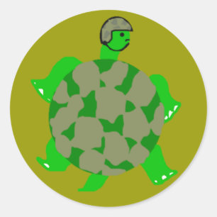 Camo Turtle Stickers