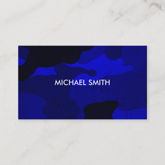 Camo Wall - Business Card (Front)