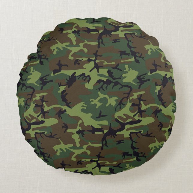 Camo Your Pillow! Round Cushion (Front)