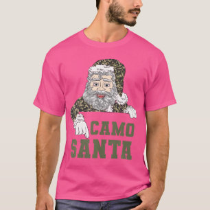Camoflage Christmas Hunting Santa Camo Military Me T-Shirt