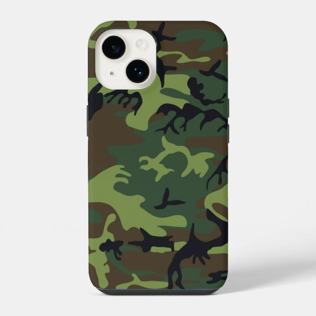 CAMOFLAGE HUNTING PATTERN iPhone CASE (Back)