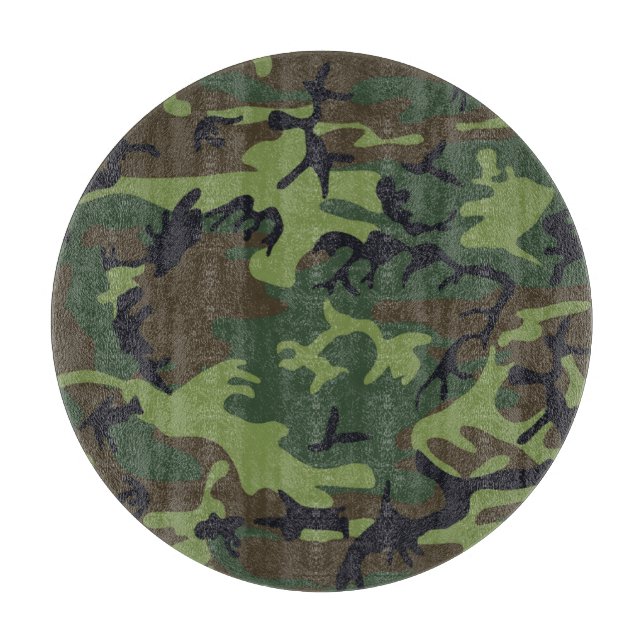 CAMOFLAUGE PATTERN CUTTING BOARD (Front)