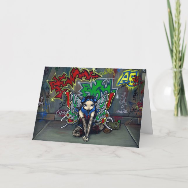 "Camouflage #1" Greeting Card (Front)