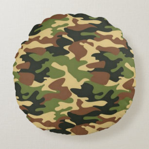 Camouflage 1  round cushion