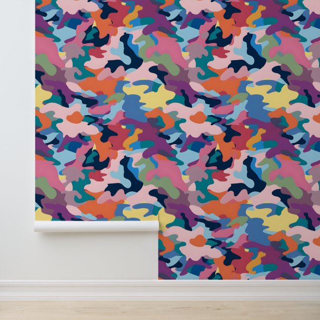 Camouflage Abstract Colours Wallpaper (Application)