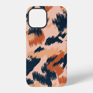 Camouflage Abstract: Vintage Seamless Wallpaper. iPhone 12 Case