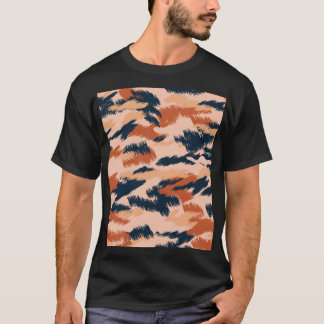 Camouflage Abstract: Vintage Seamless Wallpaper. T-Shirt
