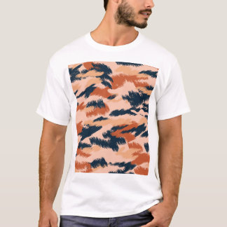 Camouflage Abstract: Vintage Seamless Wallpaper. T-Shirt