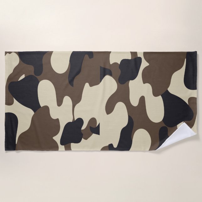 Camouflage Accessories Beach Towel (Front)