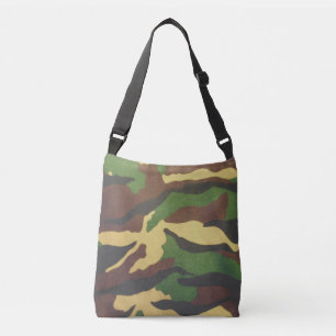 Camouflage All-Over-Print Cross Body Bag